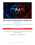 DNA Collector Buying Checklist Field Edition cover